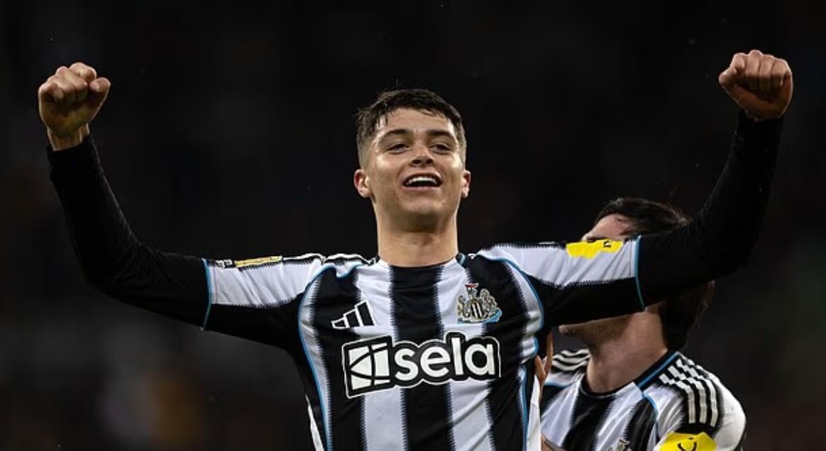 开云体育官网-邮报：纽卡19岁小将刘易斯-米利有可能入选英格兰队的名单